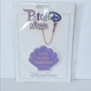 Disney Parks Mermaid Patch and Collectible Pin